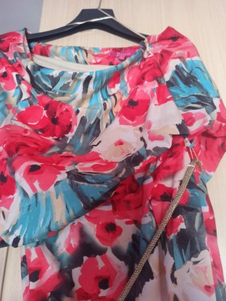Vestido fiesta estampado floral