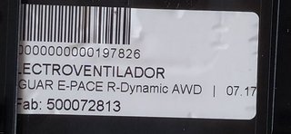 ELECTROVENTILADOR JAGUAR E-PACE R-Dynamic AWD