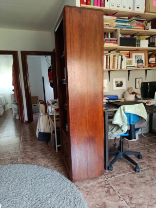 Armario librería de madera