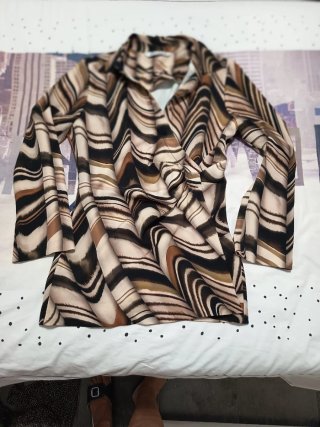 Camisa elástica estampada