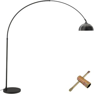 Lampada ad arco Arcus, acciaio, stile retrò, 60W · Metallo