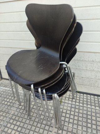 8+1 Sillas Butterfly Madera y Metal