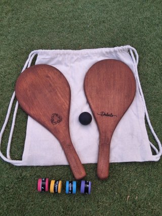 Palas de madera maciza para playa