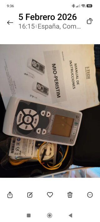 Aparato tratamiento Mio-Peristin I-TECH
