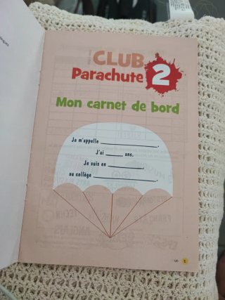 Libro club parachute 2 Mon carnet de bord