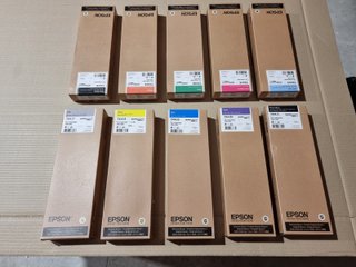Lote 10 Tintas Epson 700ml T44J SC-P7500/P9500