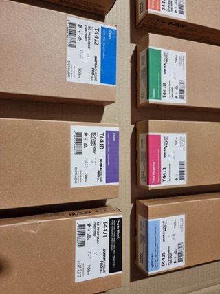 Lote 10 Tintas Epson 700ml T44J SC-P7500/P9500