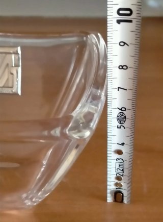 Ciotola svuotatasche in cristallo