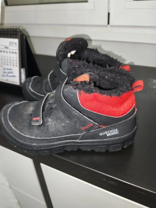 Botas de nieve negras niño