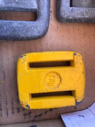 Lote de 9 pesas Plomo Submarinismo
