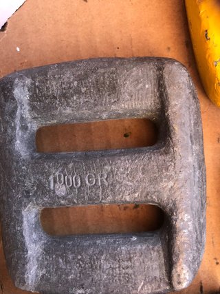 Lote de 9 pesas Plomo Submarinismo