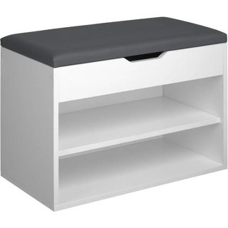 Scarpiera Jasmina con cuscino 60 x 30 x 43,5 cm · Tessuto