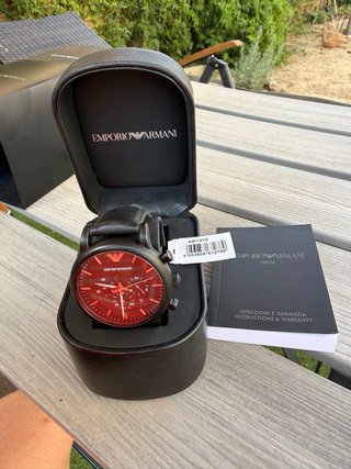 Reloj Emporio Armani Luigi Negro Cronógrafo