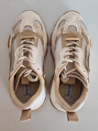 Zapatillas Steve Madden Possession-E Beige/Oro