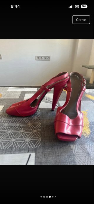 Tacones Loewe Rojos talla 39