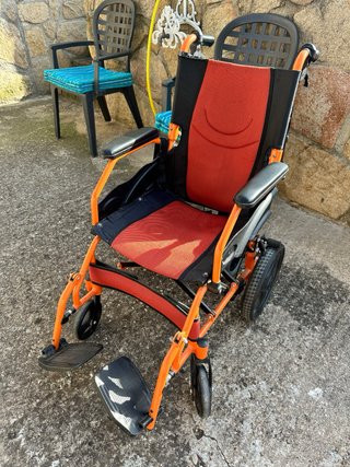 Lote grúa traslado, silla de ruedas electrica...