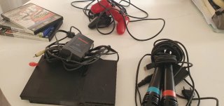 Consola PlayStation 2 Negra + Juegos y Accesorios