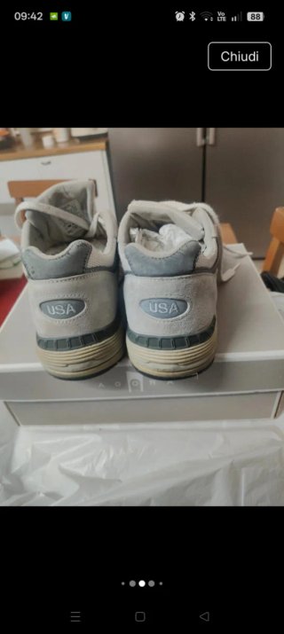 New Balance Beige/Grigio Scarpe