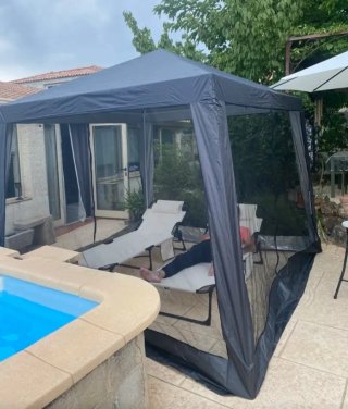 Cenador Carpa Toldo Mosquitera 3x3m nuevo