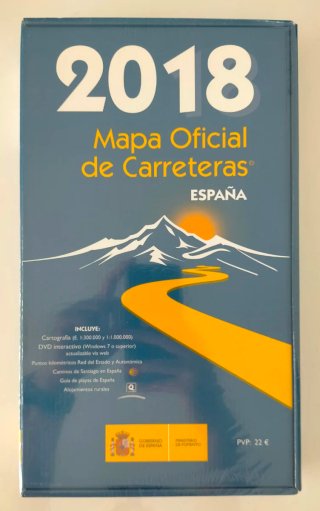 Mapa Oficial Carreteras España +FRA+PRT+MAR (2018)