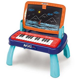 Lavagna con Tastiera per Bambini 3in1 Gioco Educativo Piano