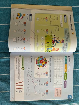 Libro de Matemáticas 2 de 2º de Primaria. 2º trim