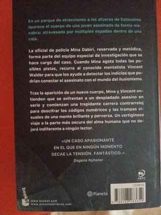 El mentalista, libro como nuevo