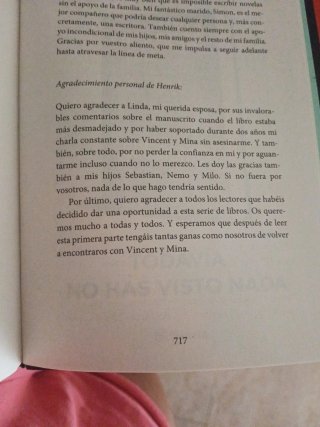 El mentalista, libro como nuevo