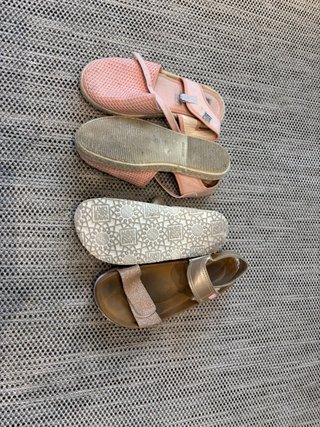 Zapatillas Gios Eppo Niña Rosa y Doradas talla 34