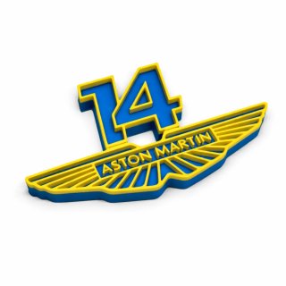 Imán 3D Fernando Alonso Aston Martin