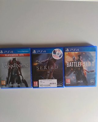 Pack Juegos Ps4: Sekiro, Bloodborne, Battlefield 1