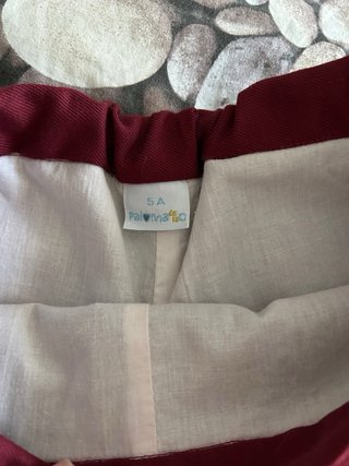 Bermuda niño color granate Talla 5 años