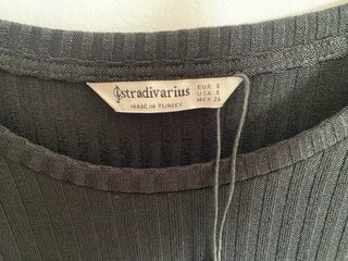 Vestido Stradivarius negro nuevo con etiqueta