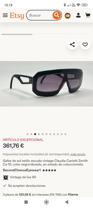 Gafas Claudia Carlotti Mujer Vintage