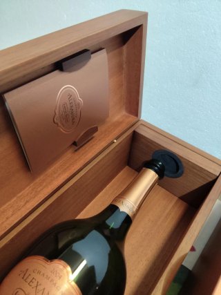 Bottiglia vuota Champagne Alexandra Rosé