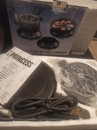Princess Fondue, Plancha y Calentador