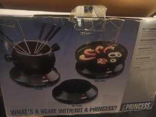 Princess Fondue, Plancha y Calentador