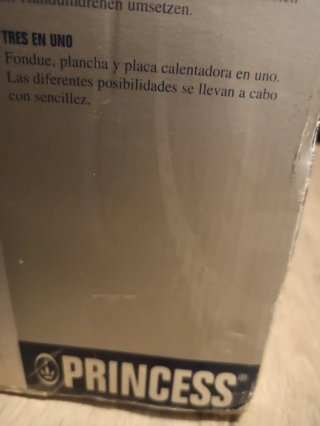 Princess Fondue, Plancha y Calentador