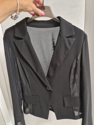 Giacca elegante nera donna
