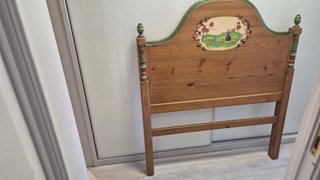 Conjunto dormitorio vintage pintado a mano