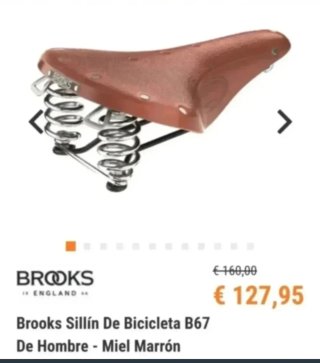 Sillín Brooks B67 Miel