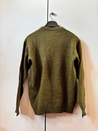 Maglione donna misto angora verde