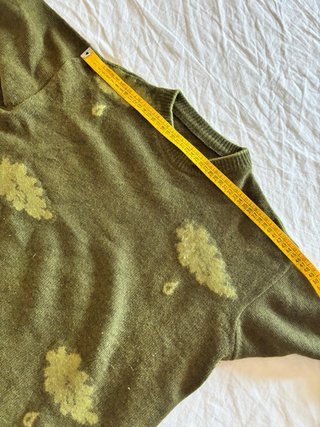 Maglione donna misto angora verde