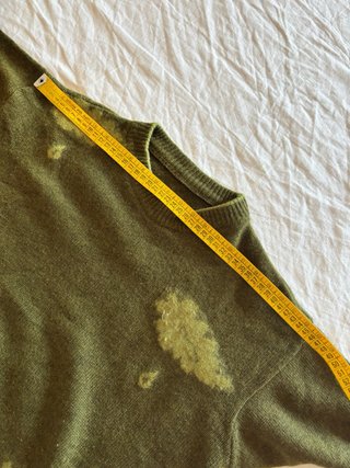 Maglione donna misto angora verde
