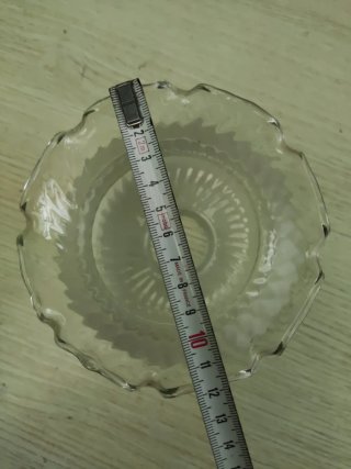 Tulipa cristal transparente para lámpara