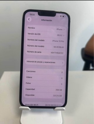 iPhone 13 Pro 256GB Batería 100%