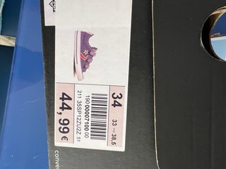Zapatillas Converse niño/a velcro