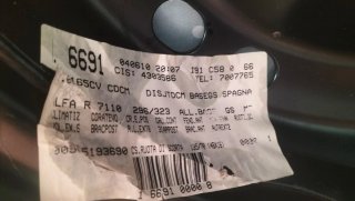 rueda repuesto de galleta