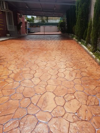 Hormigón impreso para exteriores