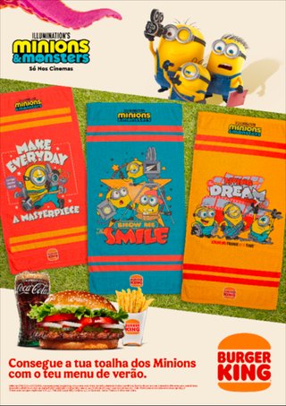 2026 Minions Burger King Toalla Playa/Beach Towel